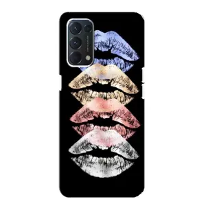 Чехол Стильные девушки на OPPO A74 (Губы)