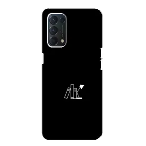 Чохол з картинками на чорному фоні для OPPO A74 (Книжки)