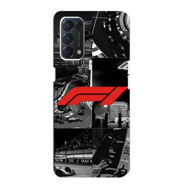 Чехол с рисунком «Коллаж Формула 1» для OPPO A74 Чехол с рисунком «Коллаж Формула 1» для OPPO A74