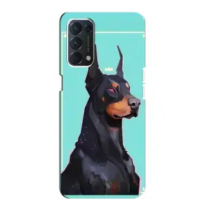 Чехол ДОБЕРМАН для OPPO A74 (Король доберман)
