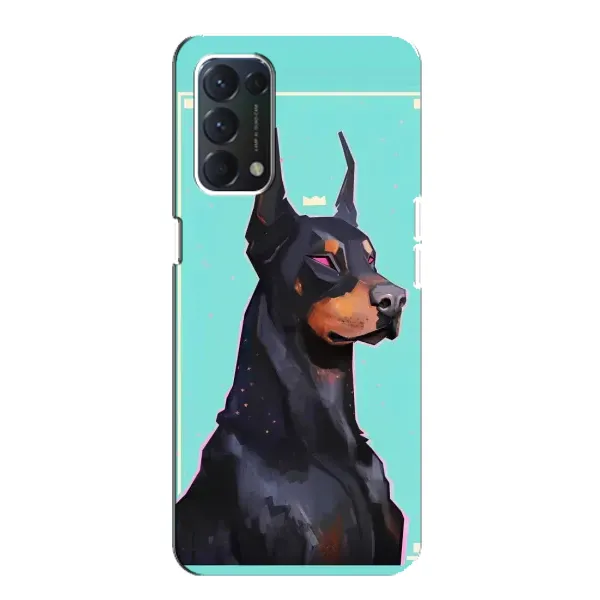 Чехол с рисунком «Король доберман» для OPPO A74 Чехол с рисунком «Король доберман» для OPPO A74
