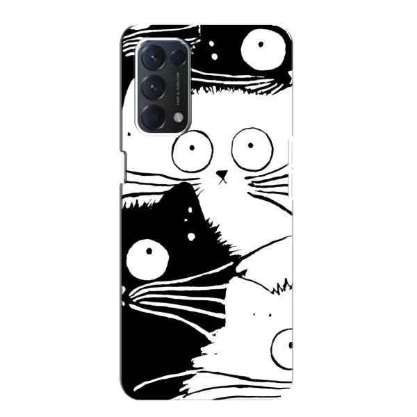 Чехол с рисунком «КОТИКИ» для OPPO A74 Чехол с рисунком «КОТИКИ» для OPPO A74