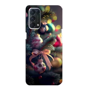 Чехлы на Новый Год OPPO A74 (Красивая елочка)