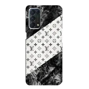 Чехол Стиль Louis Vuitton на OPPO A74 (LV на белом)