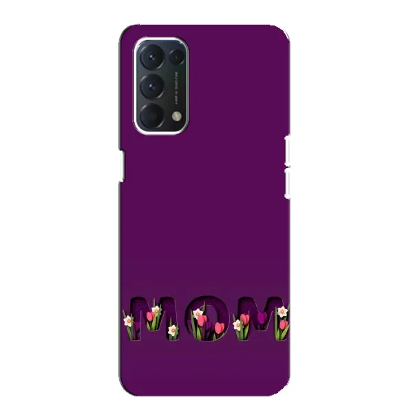 Чехол с рисунком «Мама с цветами» для OPPO A74 Чехол с рисунком «Мама с цветами» для OPPO A74