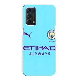 Силіконові Чохли з принтом Футбол на OPPO A74 (Man City)
