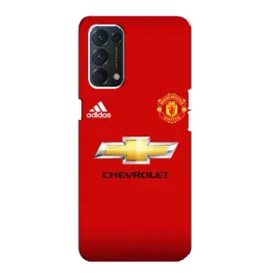 Силіконові Чохли з принтом Футбол на OPPO A74 (Man United)
