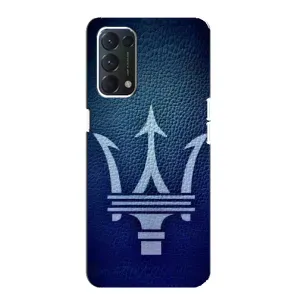 Чехлы с тематикой "Крутые машины" на OPPO A74 (Лого Maserati)