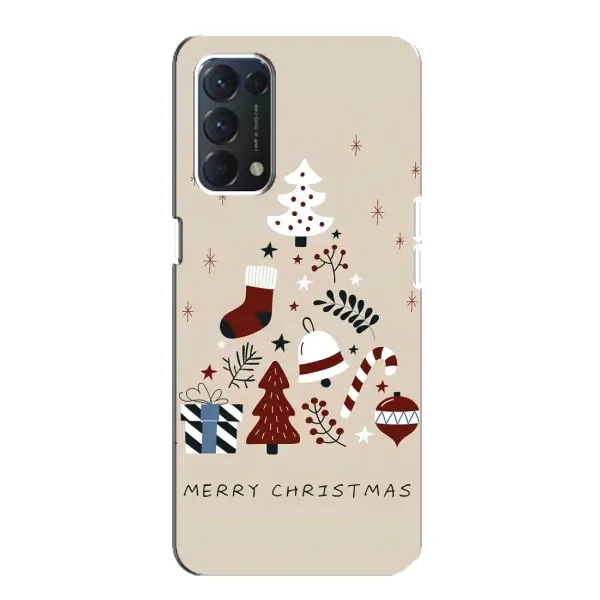 Чехол с рисунком «Merry Christmas» для OPPO A74 Чехол с рисунком «Merry Christmas» для OPPO A74