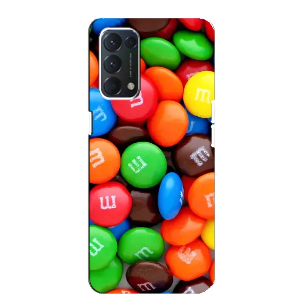 Чехол с рисунком «Разноцветные M&M'S» для OPPO A74 Чехол с рисунком «Разноцветные M&M'S» для OPPO A74