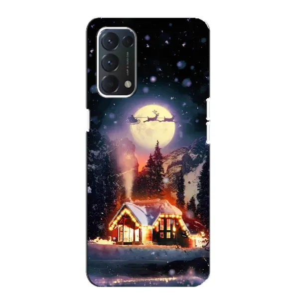 Чехол с рисунком «Настроение зимнее» для OPPO A74