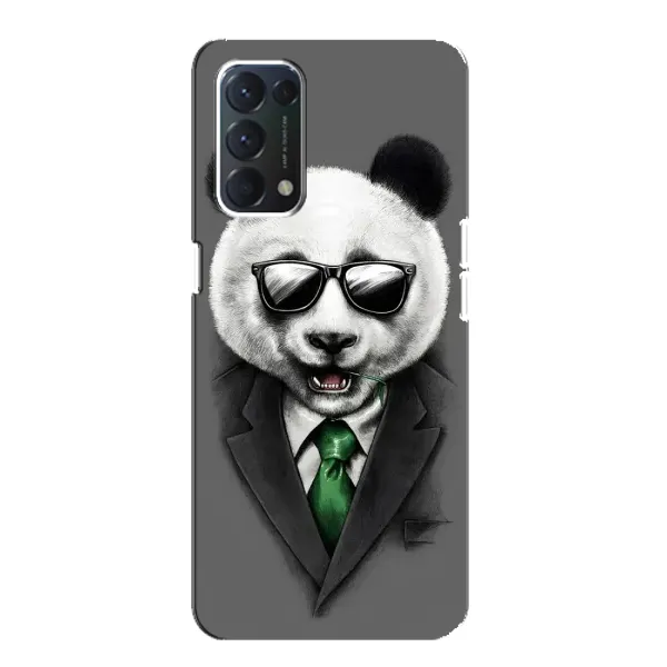 Чехол с рисунком «Панда в очках» для OPPO A74 Чехол с рисунком «Панда в очках» для OPPO A74