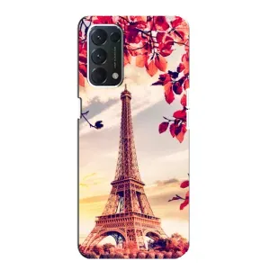 Чехол с Эйфелевой башней на OPPO A74 (Paris photo)