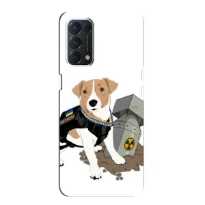 Чехол с принтом Собаки Патрон для OPPO A74 (Пёс Патрон с ракетой)