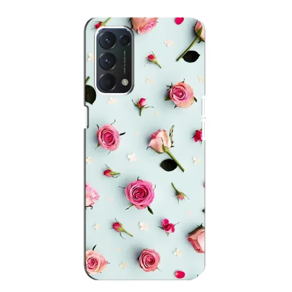 Чехол с рисунком «Разные цветы» для OPPO A74 Чехол с рисунком «Разные цветы» для OPPO A74