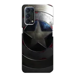 Чохол с Щітом Капітана Америки на OPPO A74 (Ретро Щит Капітана)