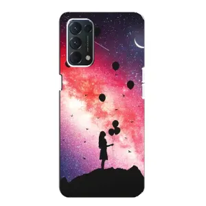 Силиконовые Чехлы Любимому человеку для OPPO A74 (Шарики в небе)
