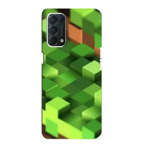 Чохли для OPPO A74 (Персонажі МайнКрафт) (Текстура)