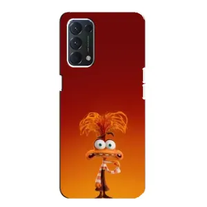 Чехол Головоломка для OPPO A74 - (AlphaPrint) (Тревожность)