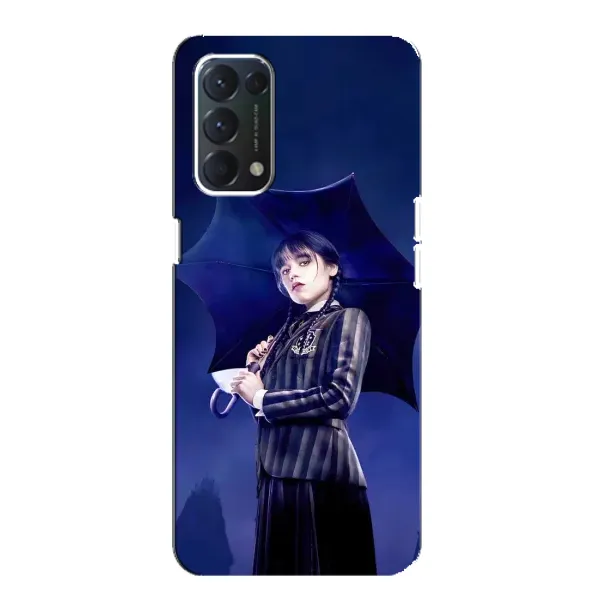 Чехол с рисунком «Уэнсдей с зонтом» для OPPO A74 Чехол с рисунком «Уэнсдей с зонтом» для OPPO A74