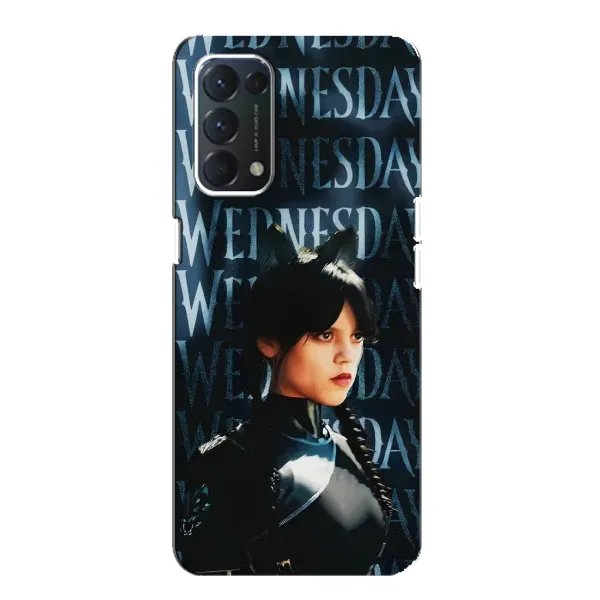 Чехол с рисунком «Уэнздей с ушками» для OPPO A74 Чехол с рисунком «Уэнздей с ушками» для OPPO A74