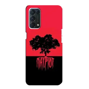 Чехлы УПА (Красно-Чёрный) на OPPO A74 (УПА Патриот)
