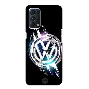Чехол "Фольксваген" для OPPO A74 (Volkswagen на черном)