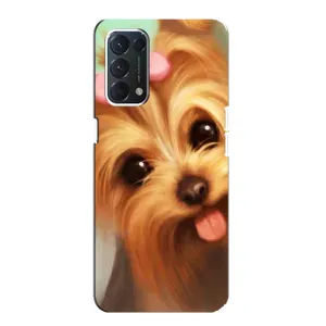 Чохол (ТПУ) Милі песики для OPPO A74 (Йоркширський тер'єр)
