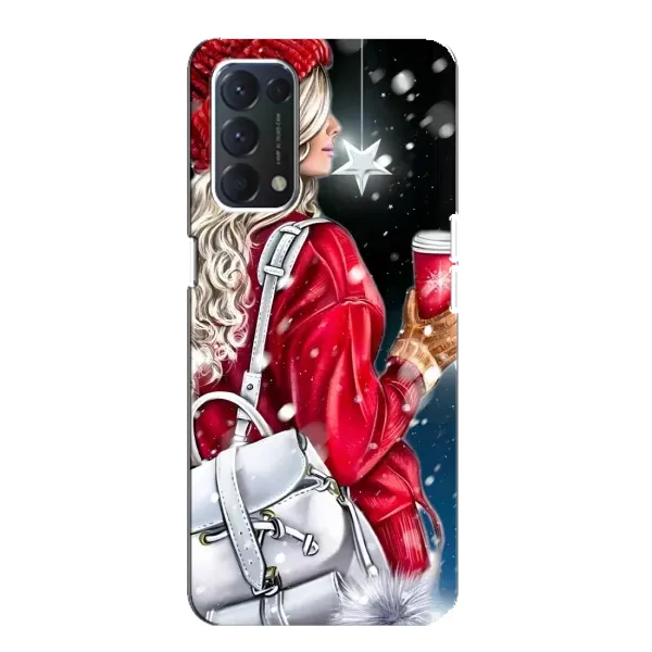 Чехол с рисунком «Зима пришла» для OPPO A74