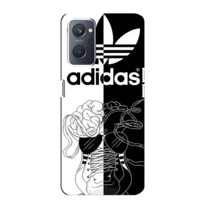 Чехол в стиле "Адидас" для Оппо А76 (Adidas шнурки)