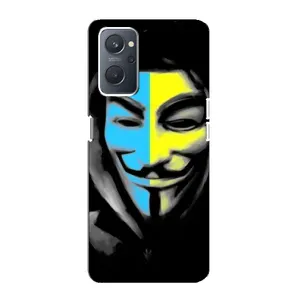 Чехол с Украинской символикой на Оппо А76 (Анонимус патриот)