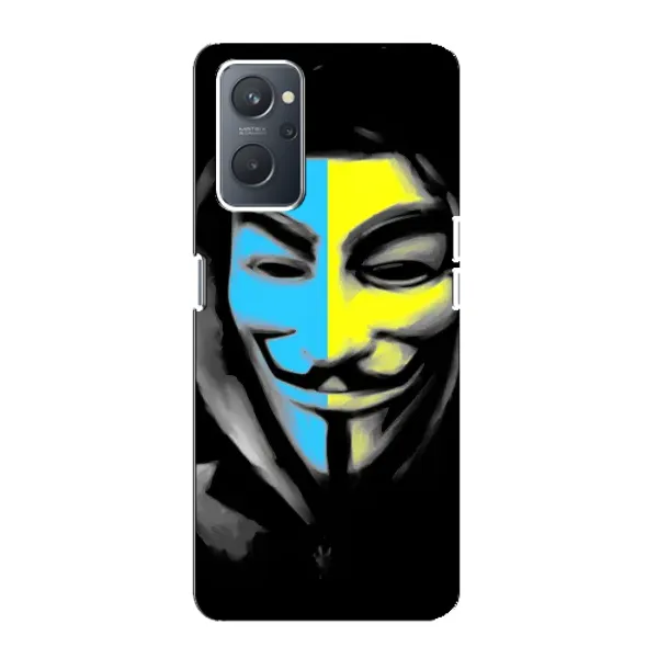 Чехол с рисунком «Анонимус патриот» для OPPO A76 Чехол с рисунком «Анонимус патриот» для OPPO A76
