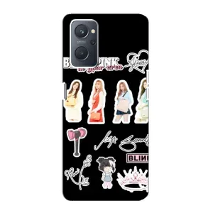 Чехлы с картинкой для Oppo A76 (Арт блэкпинг)