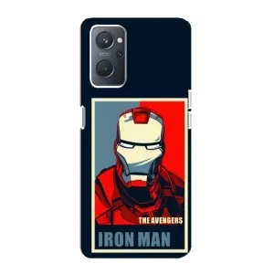 Чехол Супергерой Железный человек на Oppo A76 (Art Iron man)