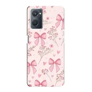Чехол банты для Oppo A76 (Банты с цветами)