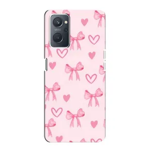 Чехол банты для Oppo A76 (Бантики и сердечки)