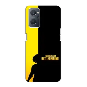 Чохол (TPU) з картинкою "Лого Пабг" на Оппо А76 (Battlegrounds)