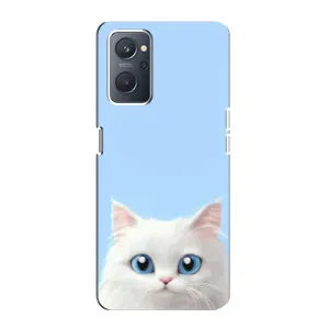 Чохол на тематику: Коти для OPPO A76 (Білий кіт)