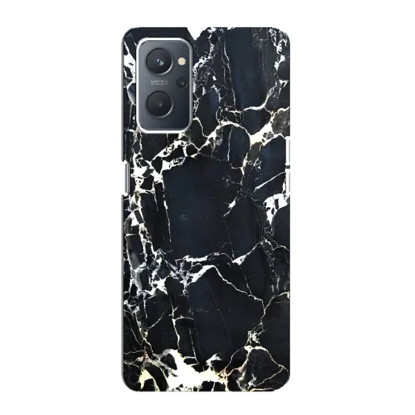 Чехол с рисунком «Чёрный мрамор» для OPPO A76 Чехол с рисунком «Чёрный мрамор» для OPPO A76