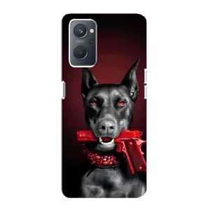 Чохол ДОБЕРМАН для Oppo A76 (Доберман злий)