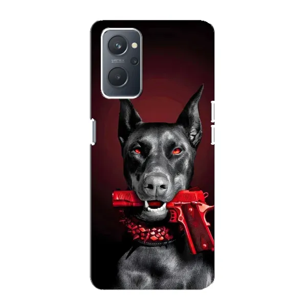Чехол с рисунком «Доберман злой» для OPPO A76 Чехол с рисунком «Доберман злой» для OPPO A76