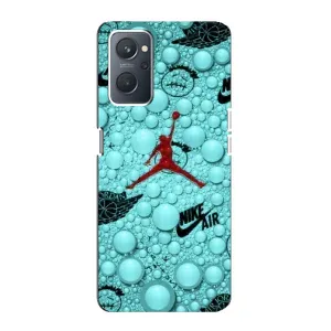Силиконовый Чехол Nike Air Jordan на Оппо А76 (Джордан Найк)
