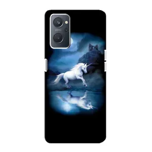 Чехол Unicorn на Oppo A76 (Единорог)