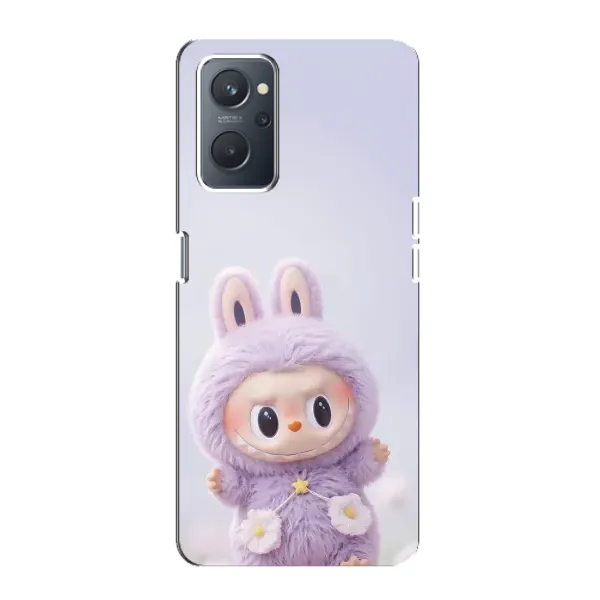 Чехол с рисунком «Фиолетовый Лабубу» для OPPO A76 Чехол с рисунком «Фиолетовый Лабубу» для OPPO A76