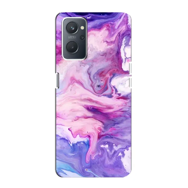 Чехол с рисунком «Фиолетовый мрамор» для OPPO A76 Чехол с рисунком «Фиолетовый мрамор» для OPPO A76