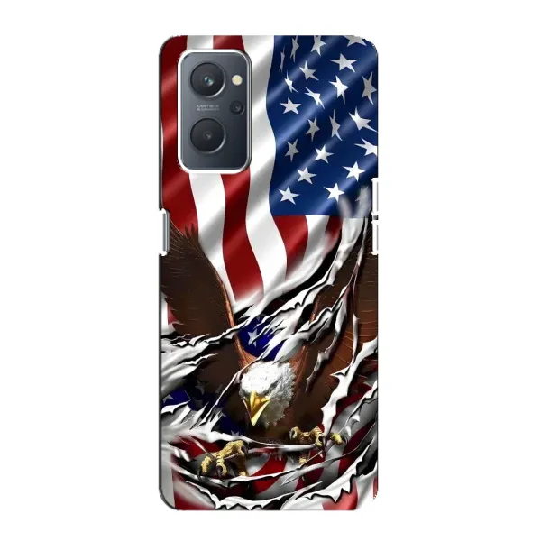 Чехол с рисунком «Флаг USA» для OPPO A76