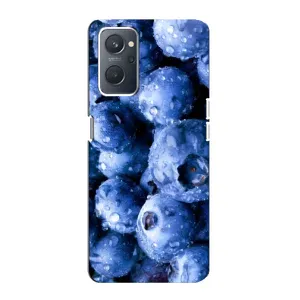 Чехол с изображением вкусной еды для Oppo A76 (Голубика)