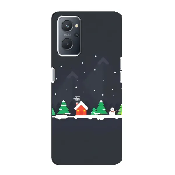 Чехол с рисунком «Город зимний» для OPPO A76 Чехол с рисунком «Город зимний» для OPPO A76