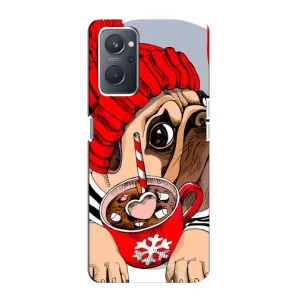 Бампер для Oppo A76 з картинкою "Песики" (Сумний собака)