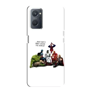 Чехлы для Oppo A76 (Для Христиан) (Иисус супергерой)